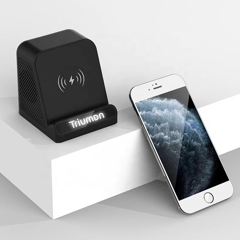 

BT-128WL New Arrival 10W Wireless LED Light Charger Portable Speaker