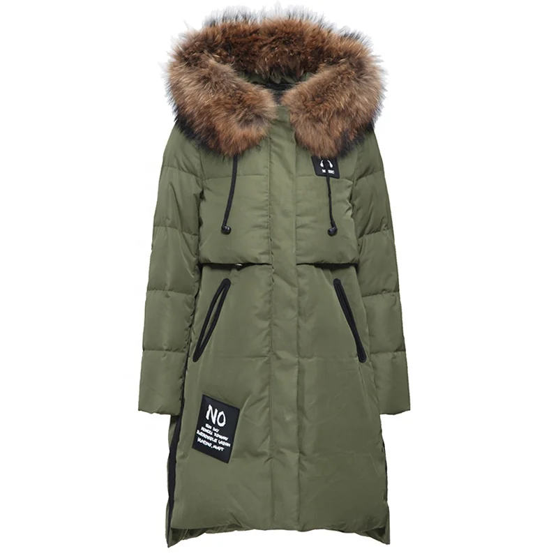 

green long fashion outwearwinter womens jackets and sweaters