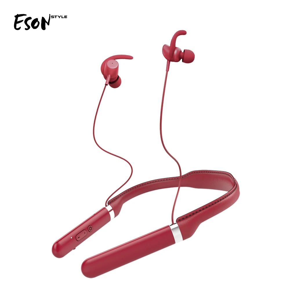 

Eson Style Free Shipping Wireless Waterproof Earbuds Bluetooth V5.0 Stereo Headset in-Ear Earbuds CE Rohs OEM brand Headphone, Black