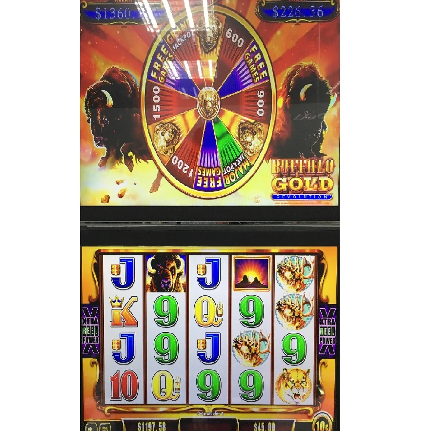 

2021 New Hot Casino Game BUFFALO GOLD JACKPOT LINK Slot Game Board aristocrat