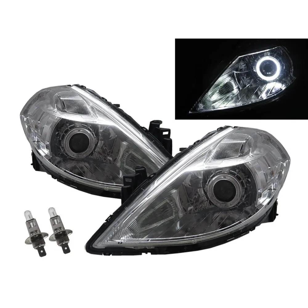 

TIIDA C11 MK1 08-12 Guide LED Angel-Eye Headlight W/ Motor CH for NISSAN LHD