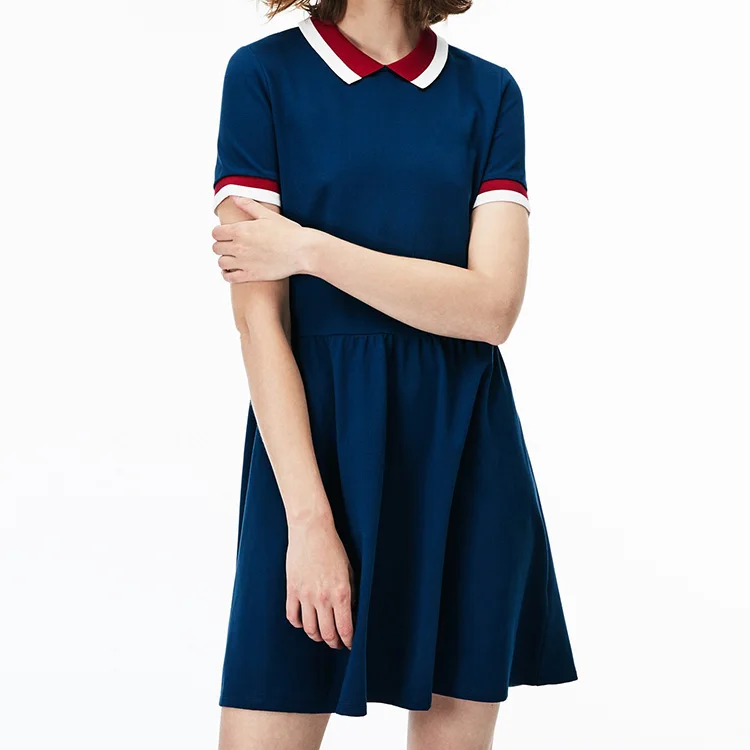 

Custom Ladies No Brand Polo Neck T Shirts Women Cotton Polo Shirt Dress Woman