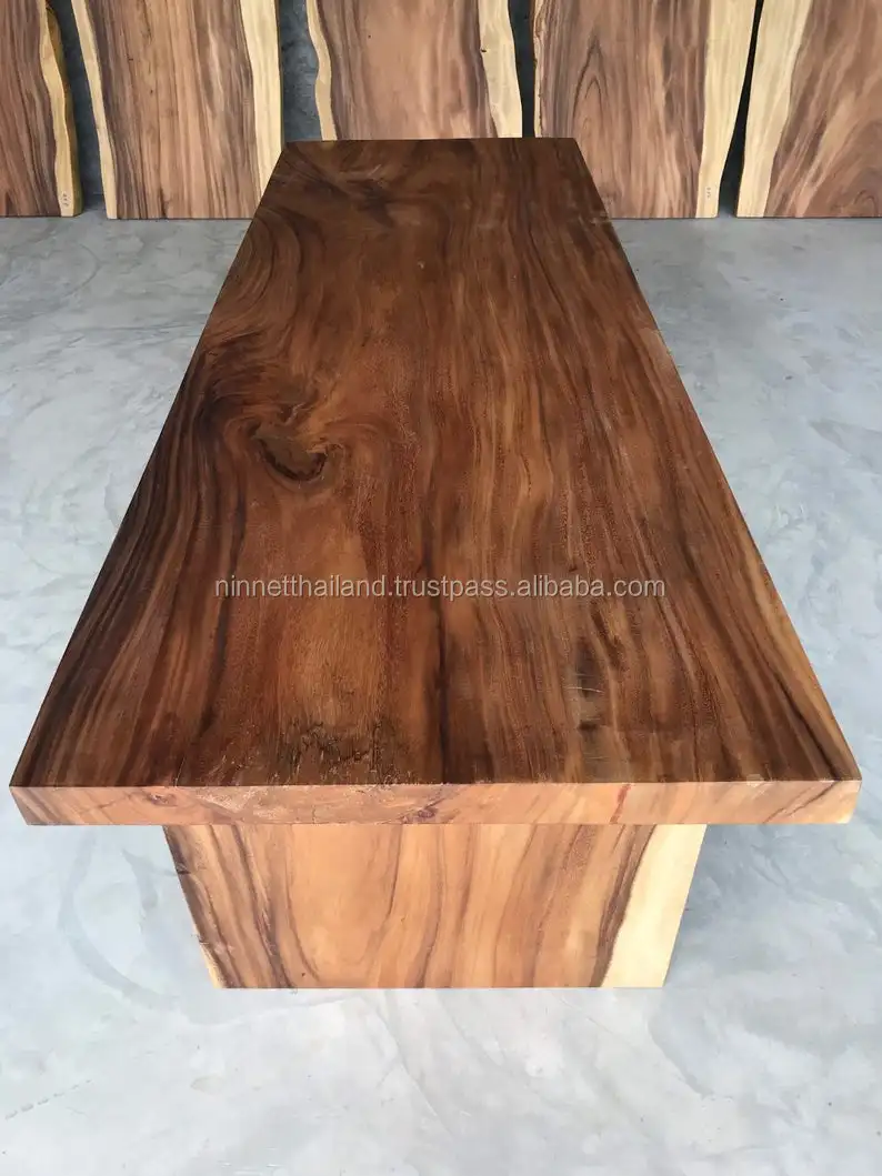 Wood Dining,Acacia Wood,Monkey Pod Wood Good Quality Live Edge Acacia
