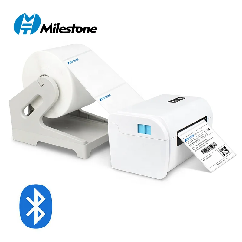 

Wireless shipping label printer 4x6 inch thermal barcode printer with blue tooth ethernet usb port