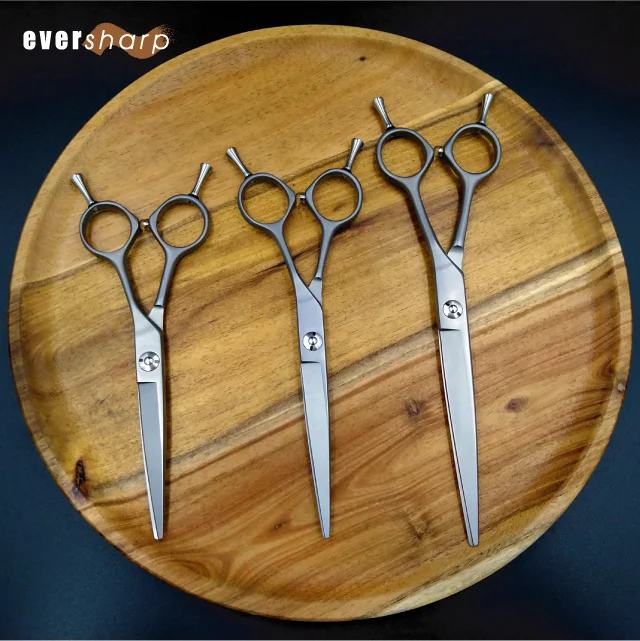 

High Quality Hand Made Hair Scissors, Matt silver