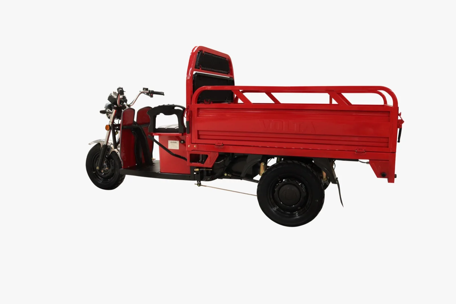 
VOLTA VT5 ELECTRIC THREE WHEEL MOPED CARGO TRANSPORTER RED - MADE IN TURKEY 