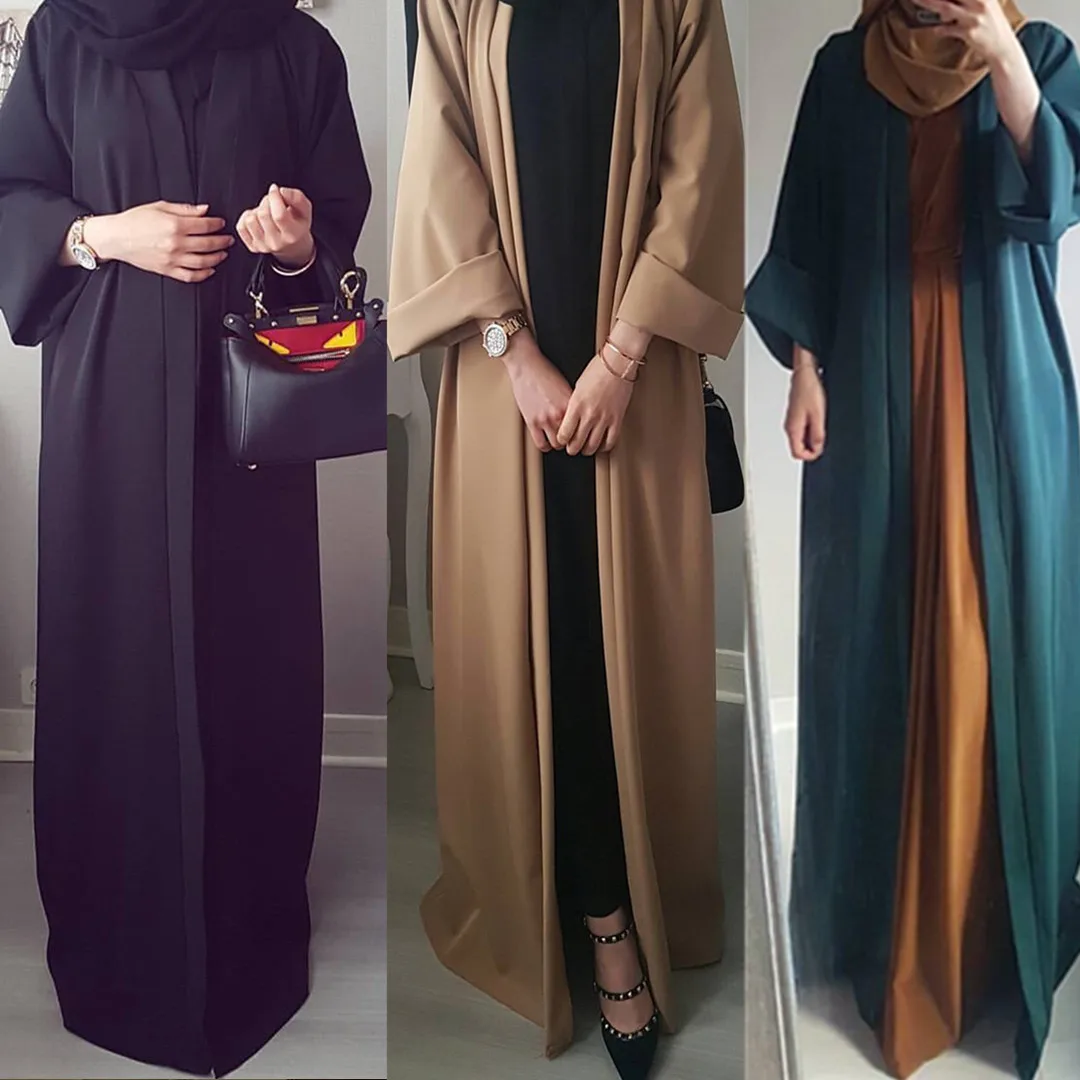 

Arab Turkish Jilbab Dubai Long Muslim Women Islamic Dresses Plain White Color Latest Designs Pray Simple Black Abaya, Customers' requirements
