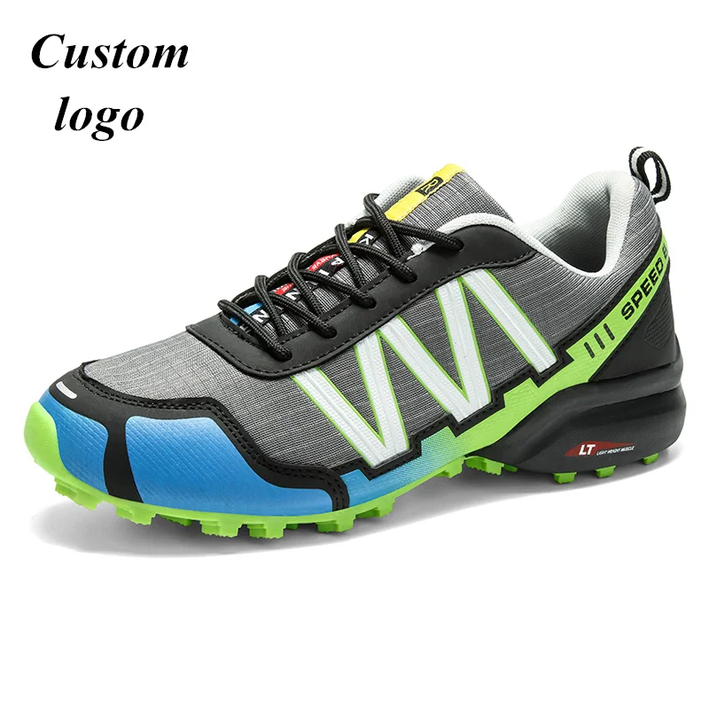 

Wholesale Factory Price Manufacturer New Arrival Men Hiking Outdoor Trekking design woodland shoes men Anti-slip Shoes Salamon