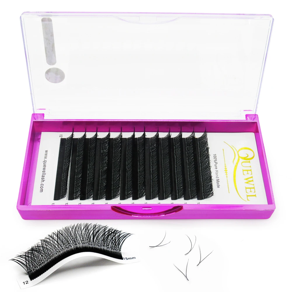 

QUEWEL Wholesale yy lash High Quality Eyelash Extensions Private Label, Natural black