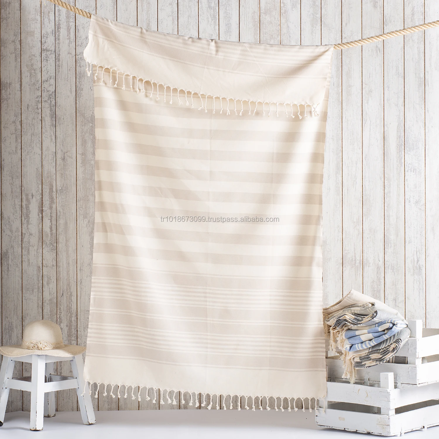 Anatolia Hammam Turkish Towelpeshtemal Fouta Towels 100 Cotton Naturel 100x180cm 40x70 Inches 