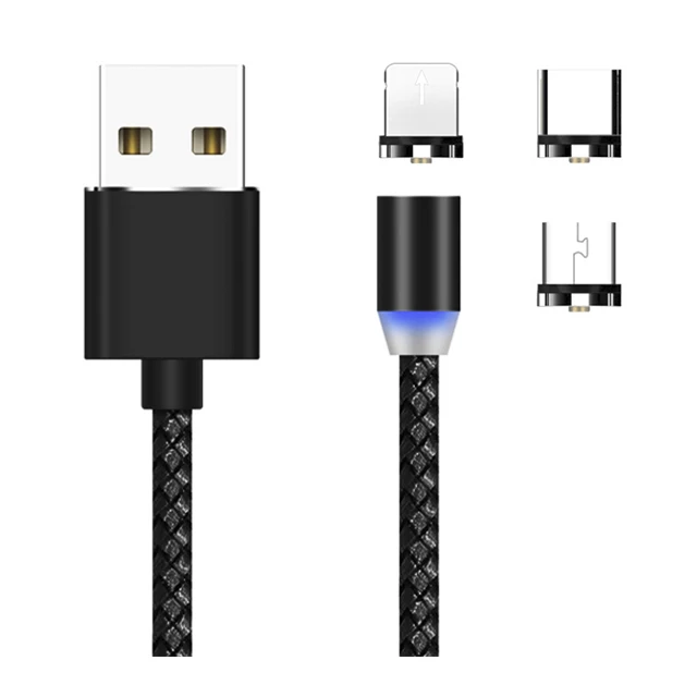 

UUTEK UC001 new design magnet usb cable 3 in 1 usb charging cable amazon hot selling usb cable charger