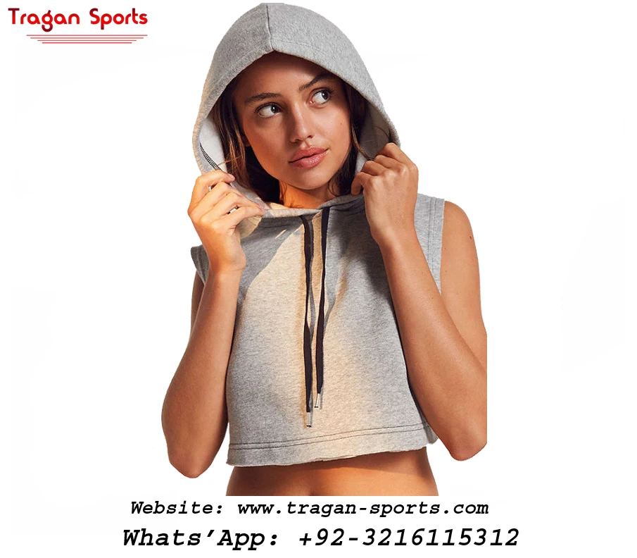 plain crop top hoodies wholesale