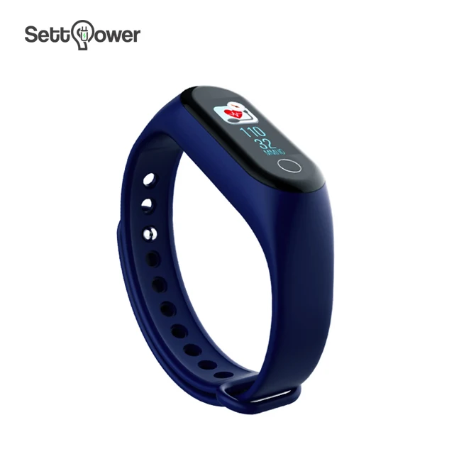 

Smart Fitness Tracker Heart Rate Monitor Wristband Settpower M4