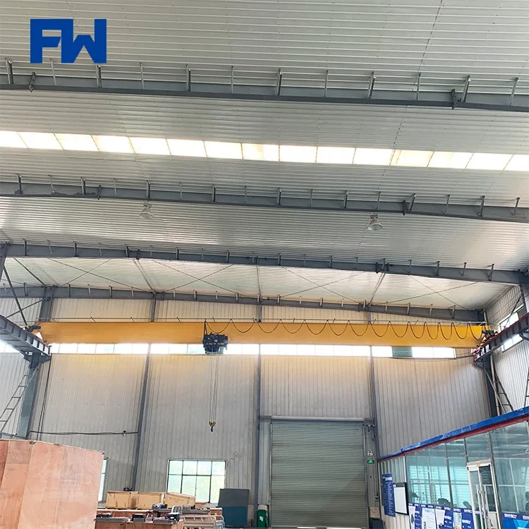 0.5t 1t 1.5t overhead crane indoor light weight warehouse overhead crane price