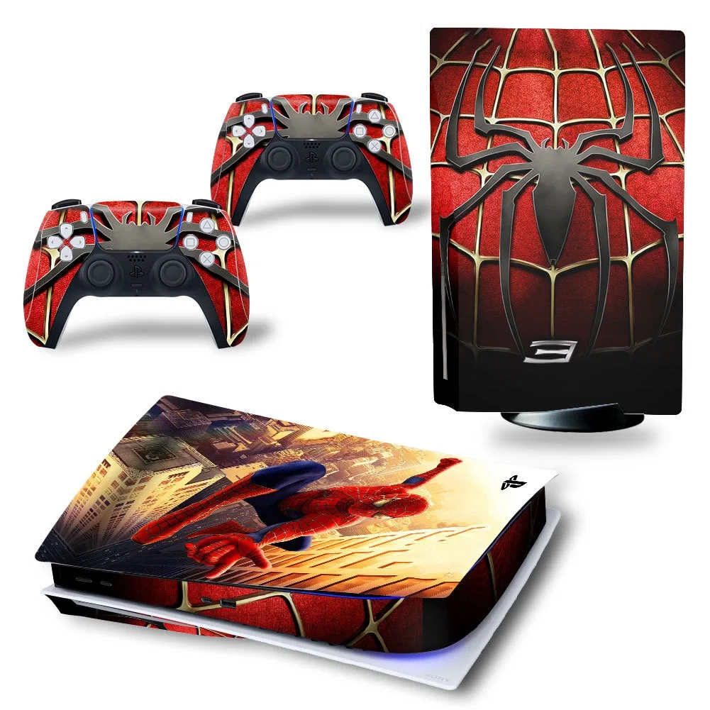 

Factory Vinyl Decal Cover for Sony PS5 Playstation 5 Digital Edition PS 5 Consola + 2 Controllers Gamepad Faceplate Skin Sticker