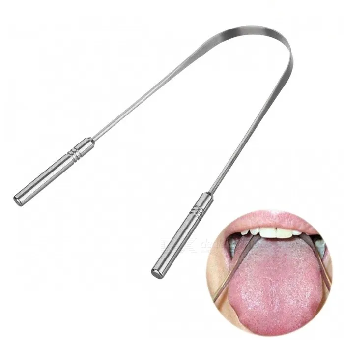 
Stainless Steel Tongue Cleaner Scraper 