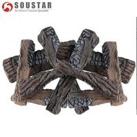 

Freplace accessories ceramic wood logs fire logs for sale