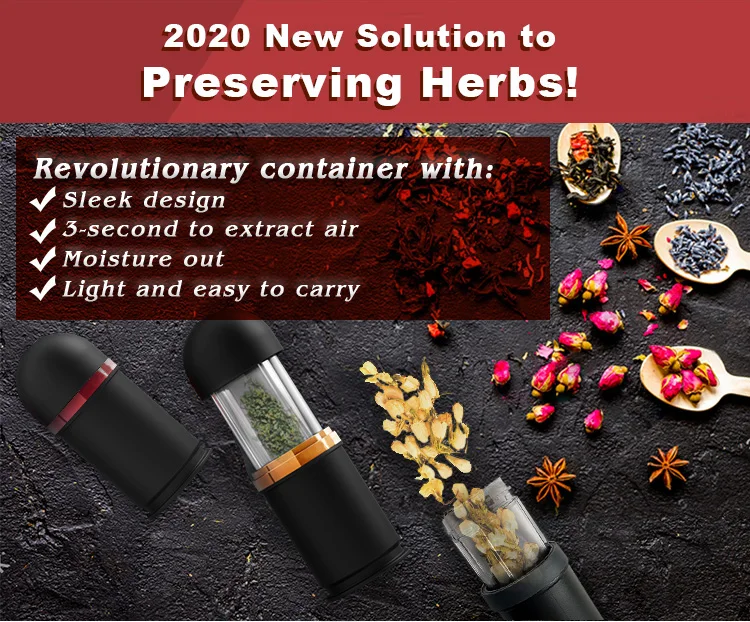 Keep Fresh Smell Proof Weed Storage Container Buy Vacuum Herbs