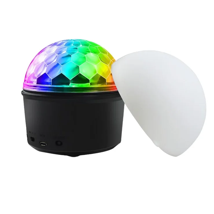 

2019 Hottest Sale Wireless Portable Mini 5W Bluetooth Speaker Night Light Bulb, Suitable for All Party, Black ,white