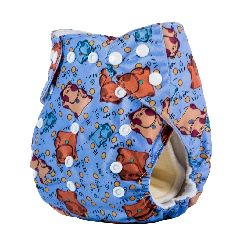 
Yayababy baby nappies cloth diaper cover reusable reusable washable baby cloth diapers nappy 