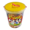 Creative plastic bucket magic bricks toy for kids