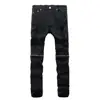 Faded Blue Men Denim Jeans Ripped wholesale Spots Stretchy