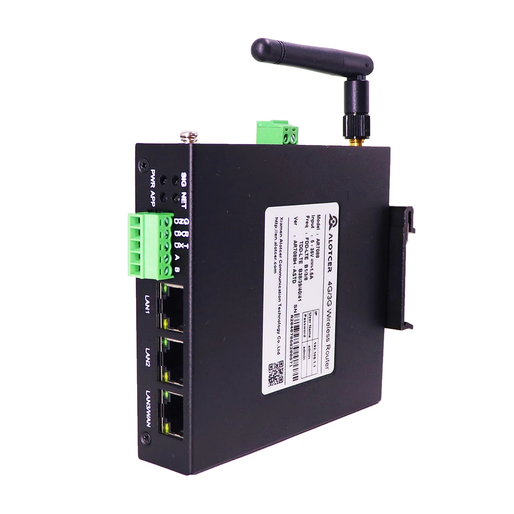 

industrial grade high speed 4g lte router gateway 2G/3G/4G VPN WAN DIN-Rail