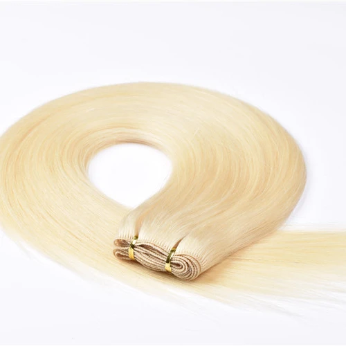 

Double Drawn Hand Tied Weft Extensions Virgin Human Weft Hair Premium Cuticle Aligned Brazilian Hair Best Samples Factory Supply