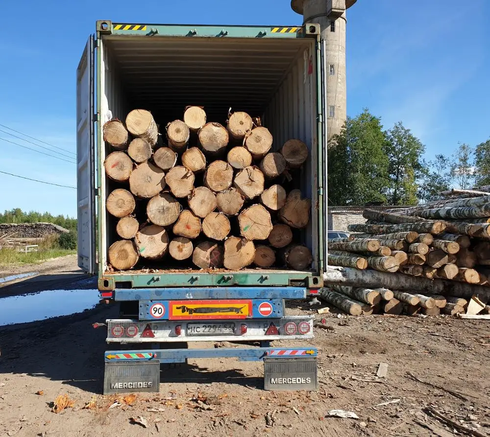 
Birch logs 