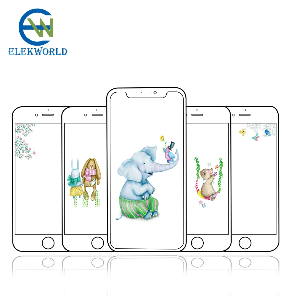 Elekworld EBS Mobilephone LCD for iPhone X 6 6S 7 8 Screen with Lifetime Warranty