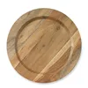 Round Decorative Wooden Charger Plate Wedding plate, Underplate for wedding home decoration