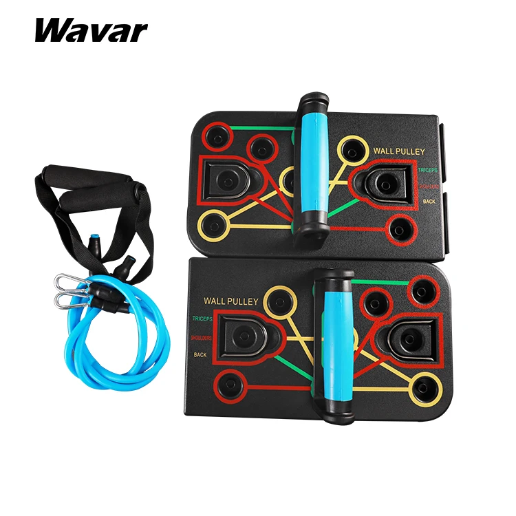 

Push up stand fitness body building sports equipment indoor workout training metal push up stand, Black