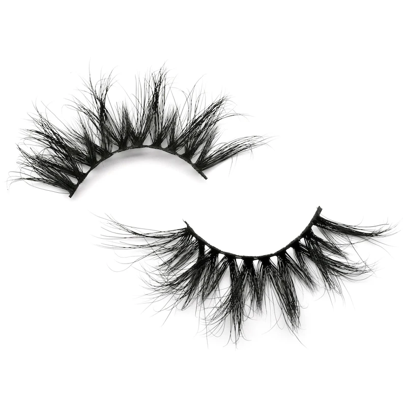 

Manufacture custom 18mm cruelty free wispy 3d full strip lashes box packaging bulk 5d mink eyelashes samples, Natural black