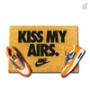 Custom Kiss My Airs Nike Door Mats Doormats Coir doormat plain with PVC or rubber backing