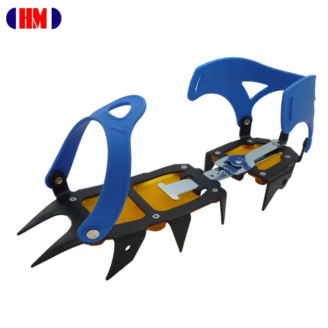 
12 Points Strap on Ice Climbing Ice traction snow shoe ccrampons Crampon 