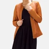 Winter Zip Up Warm Outdoor Double Face Short Women's Fashion Leather Jackets