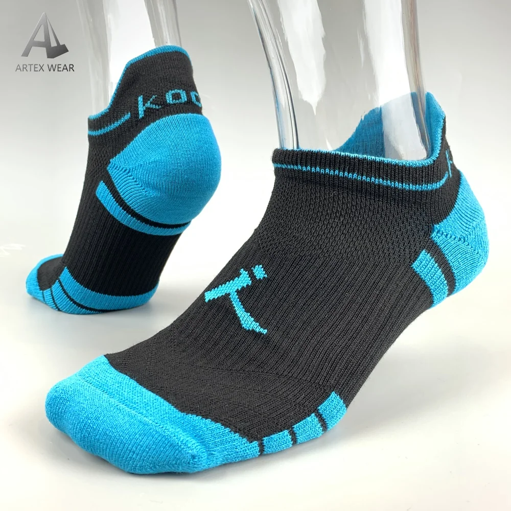 White Workout Sports Tab Thick Cushioned Socks For Runner Sport Buy