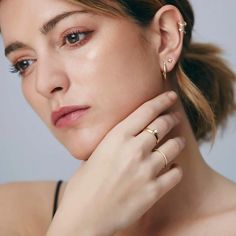 Gemnel Minimalist Jewelry Cheap Sterling Silver Wedding 2.5mm Band 4