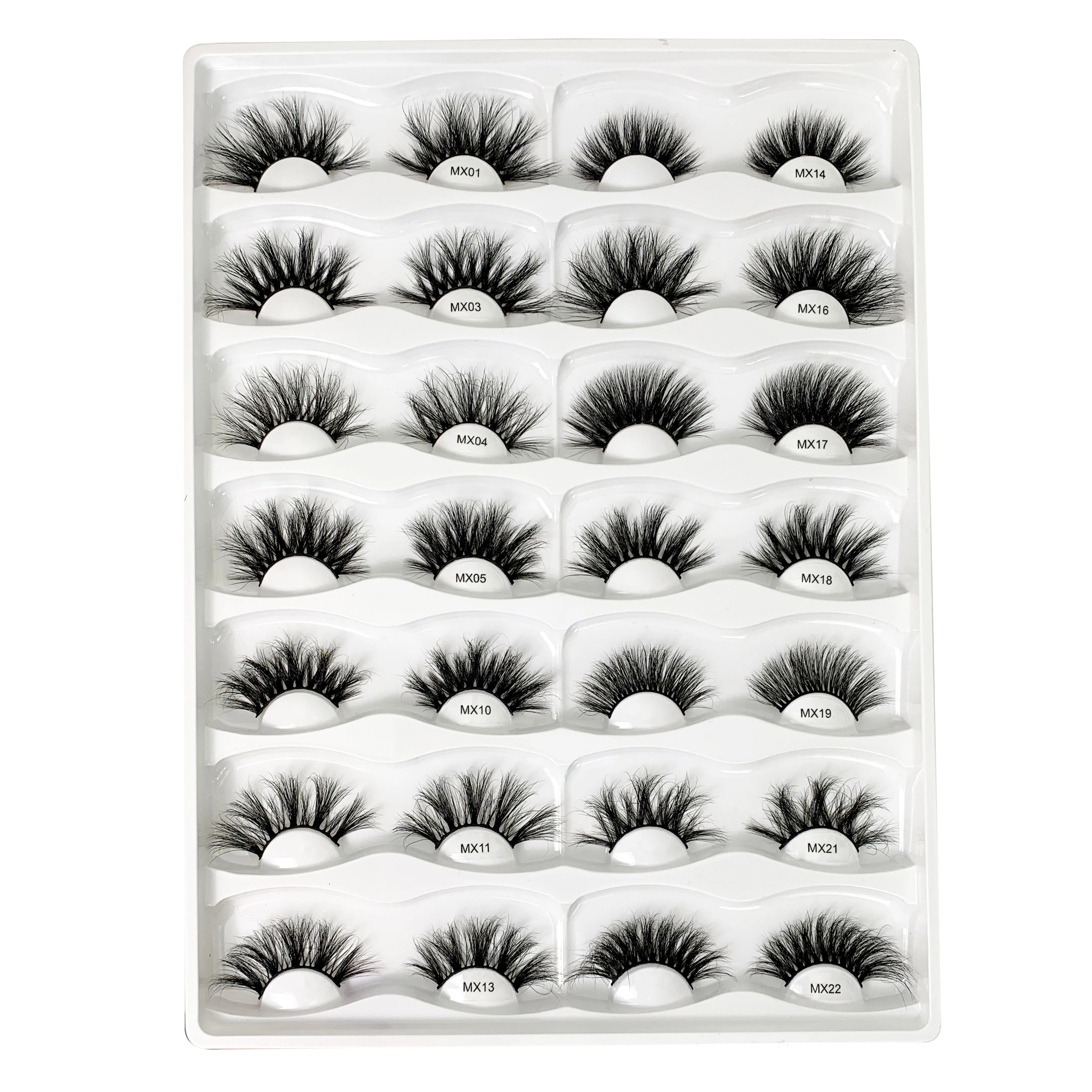 

fluffy strip lashes new arrival 100% cruelty free dramatic cross handmade false makeup beauty false mink lash, Natural black