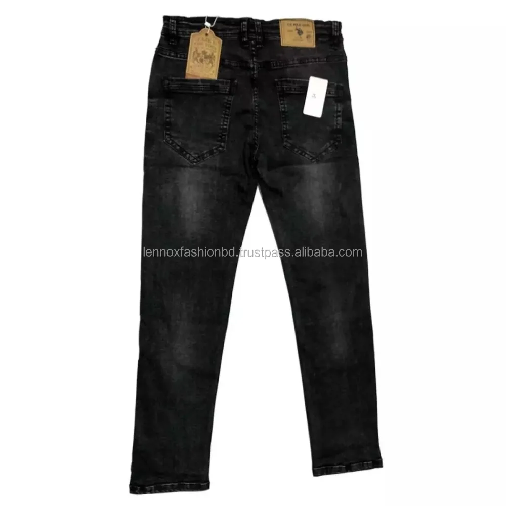 Jeans Bangladesh Pants Clothes Blue Slim Fit Straight Denim Jean's Pant For Men Made In