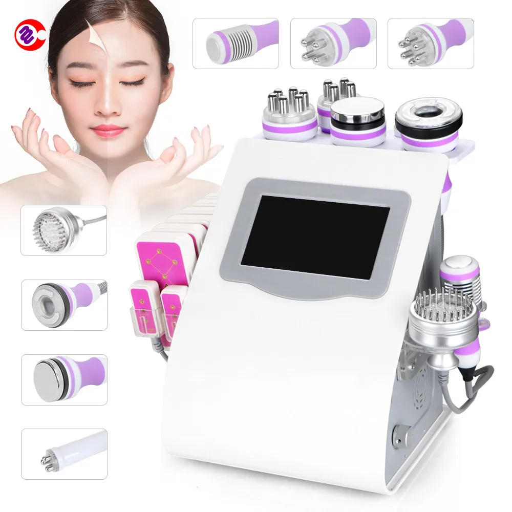 

40Khz Ultrasonic Vacuum RF Cold Hammer Photon Microcurrent Skin Rejuvenation Weight Loss Machine