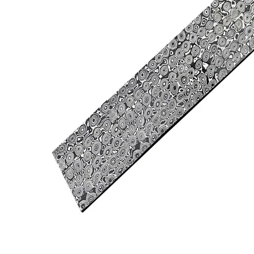 
CUSTOM HAND MADE DAMASCUS BILLET BAR WITH RAIN DROP PATTERN FOR MAKING THE BEST QUALITY KNIFE 