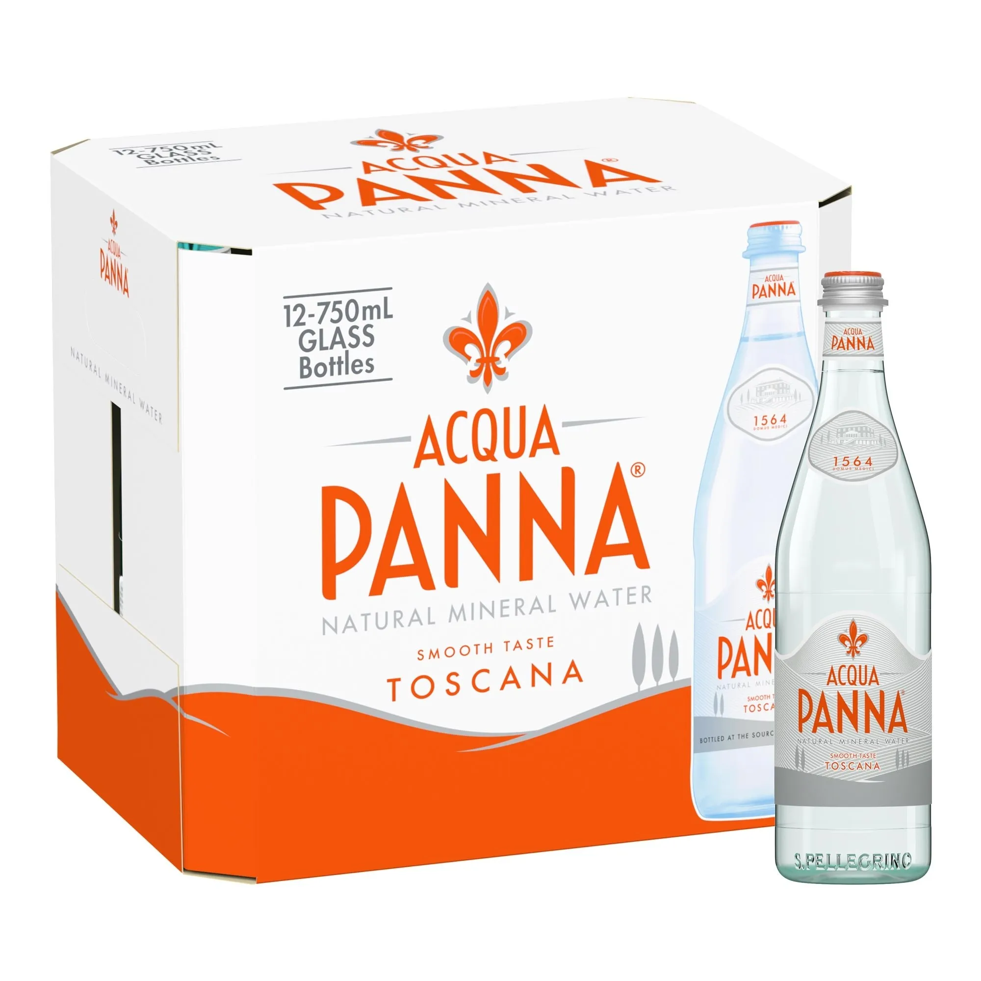 Acqua Panna Still Mineral Water 12 X 750ml Buy Aqua Pana Water Oxygenated Water Turkish Rose Water Product On Alibaba Com