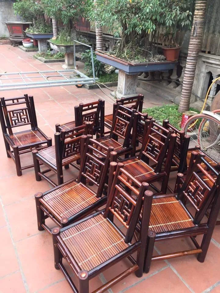 
Handmade bamboo furnitures chair table unique from Vietnam 