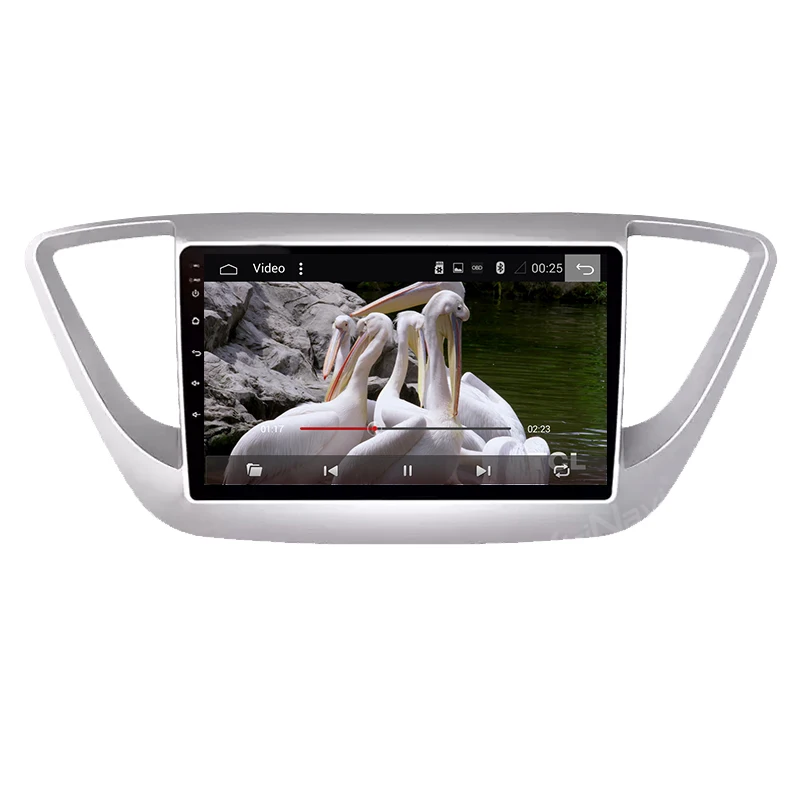 

KiriNavi Android 7.1 9'' touch screen car dvd gps for Hyundai Verna 2016 + car stereo navigation system 5G WIFI DAB+DSP