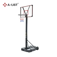 

Adjustable Basketball Hoop System Stand Portable Basketball Goal Indoor Outdoor Kids w/Wheels & Weighted Base