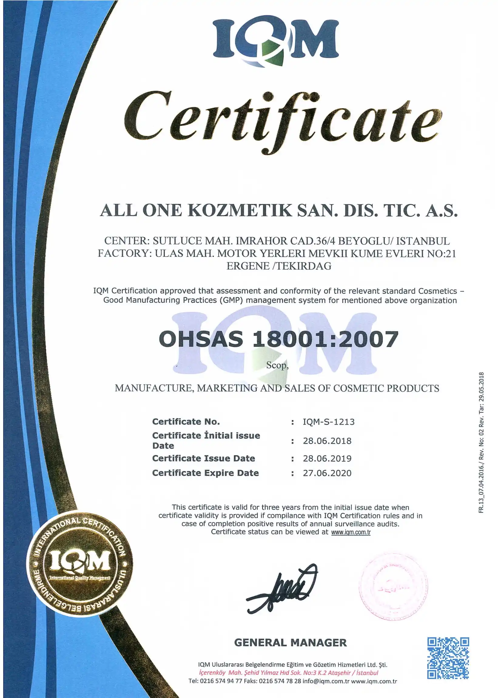 OHSAS 18001-1