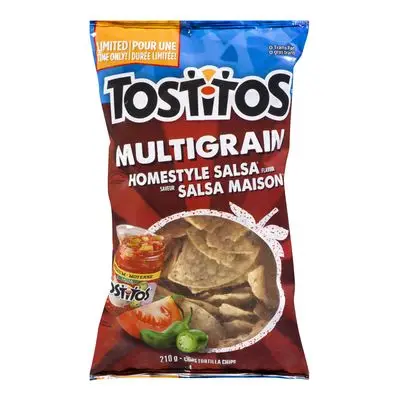 
Tostitos Multigrain Homestyle Salsa Tortilla Chip 210g 