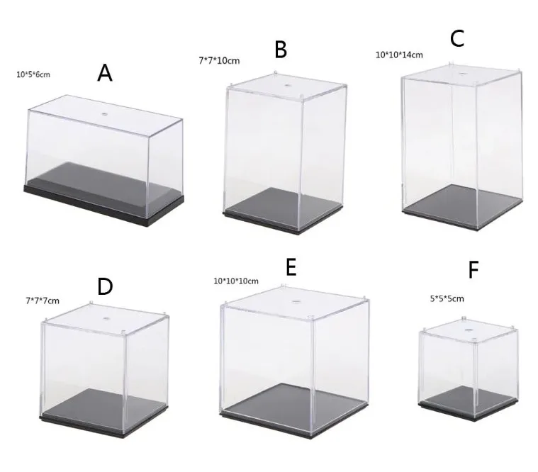 Wholesale Rectangular Acrylic Display Case With Lip Large Acrylic