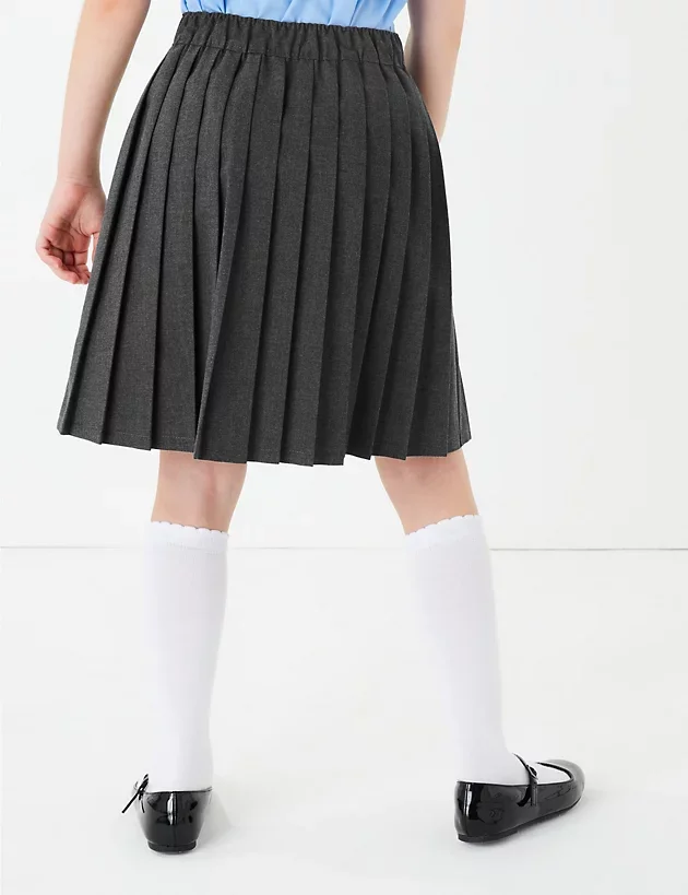 Modern Design School Uniform Plaid Skirts Pleated Skirt Girls School